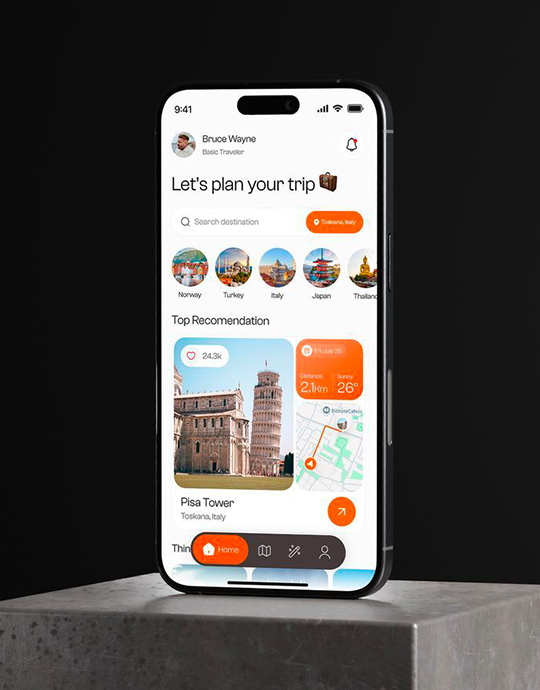 Transportation app development