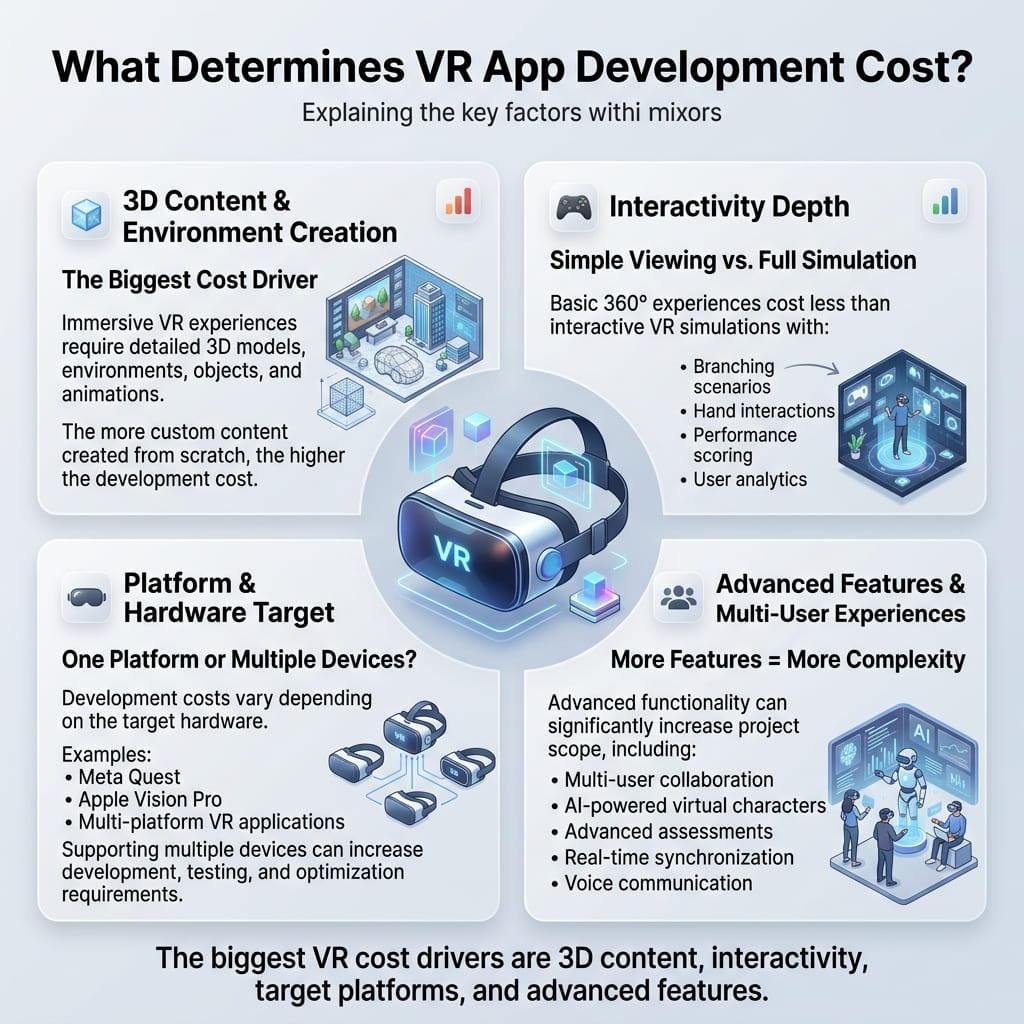 vr app development cost