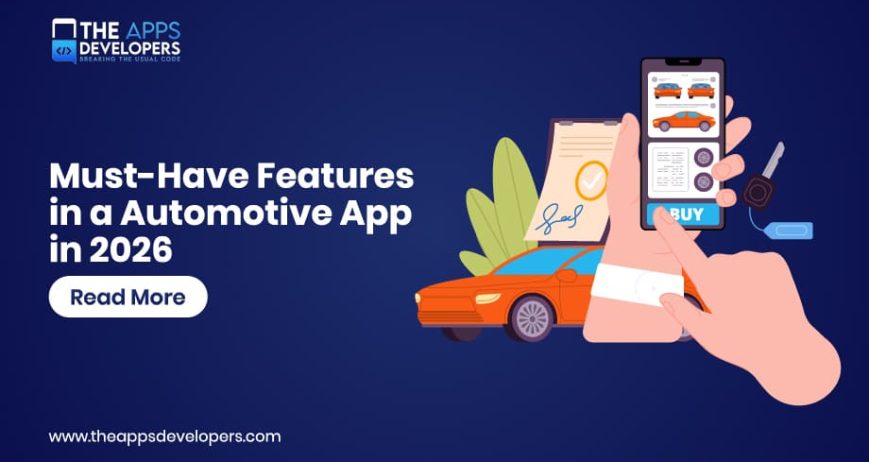 Automotive App Development Features