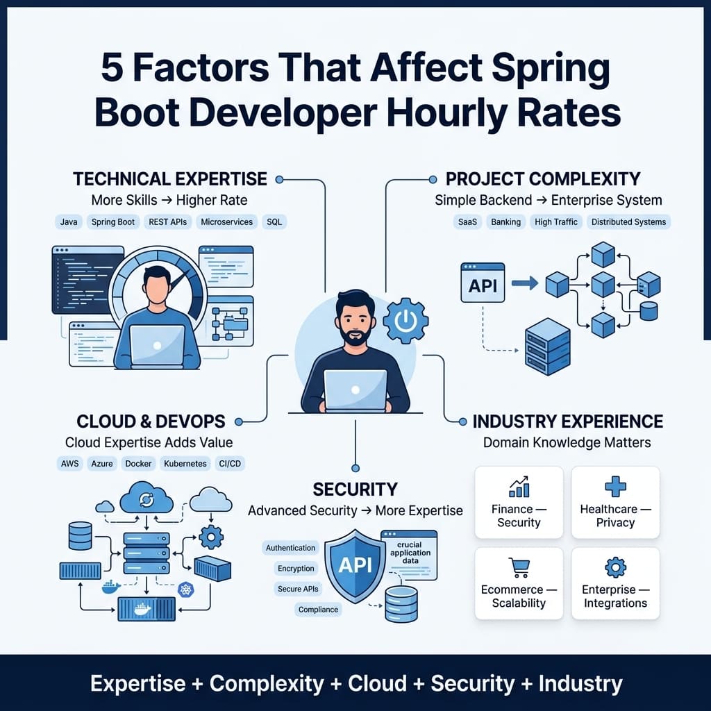 Factors That Influence Spring Boot Developer Hourly Rate